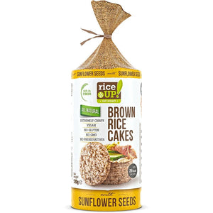 Rice Up Whole Grain Rice Cakes Sunflower Seeds 120g