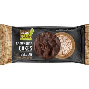 Rice Up Whole Grain Rice Cakes With Dark Belgian Chocolate 90g