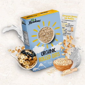 Meadows Organic Rolled Oats 400g