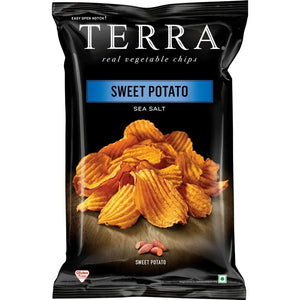 Terra Crinkled Sweet Potato - Sea salt 141g, Gluten Free