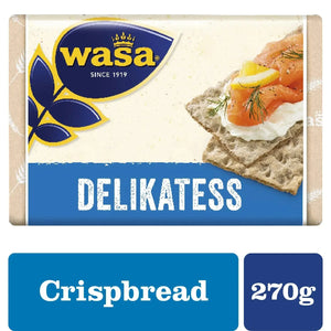 Wasa Delikatess Rye Crispbread Crackers 270g