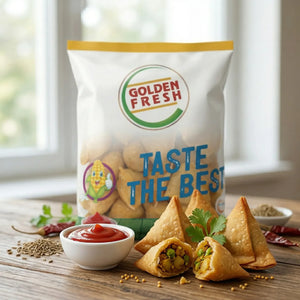 Mini Punjabi Samosa 40g (1kg / Approx. 25 Pcs) | Golden Fresh