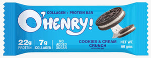 O'Henry Collagen Protein Bar Cookies & Cream Crunch 60g