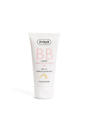 BB Cream Normal, Dry & Sensitive Skin SPF15 Medium Protection Natural Tone