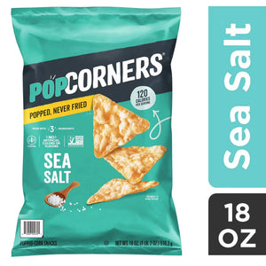 Popcorner Sea Salt Popped Corn Chips, 28.3g