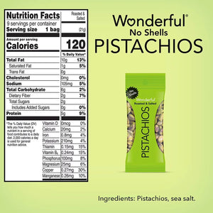 Wonderful Roasted & Salted Pistachios - 21g