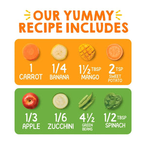 HappyTOT Organics Love My Veggies Variety Pack - 120g (12pk)