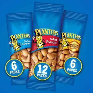 Planters Variety Pack Cashews & Peanuts, 49g (24 pk)