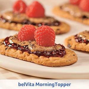 Belvita Crunchy Breakfast Biscuits, Blueberry - 1.25 kg (25 Packs of 4)