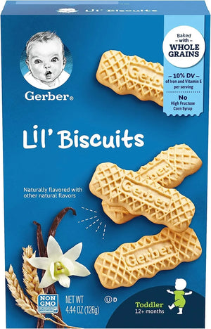Gerber Lil Biscuits, 126g