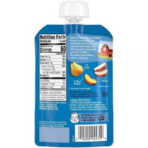 Gerber Toddler Apple Pear Peach, 99g