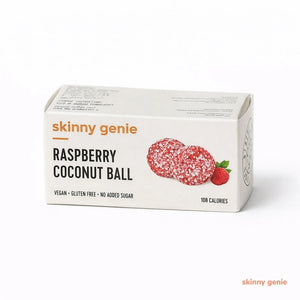 Raspberry Coconut Pea Protein Balls