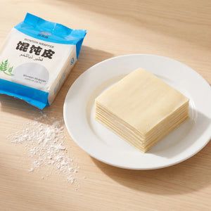 XI SHI Square White Wonton Wrappers - 2 Pkt