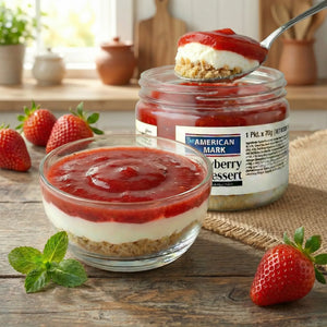Strawberry Dessert Jar (70g) | American Mark