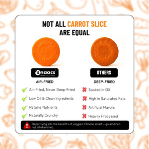 Snaacs Air Fried Carrot Slice 113g - View 2 | Welaza