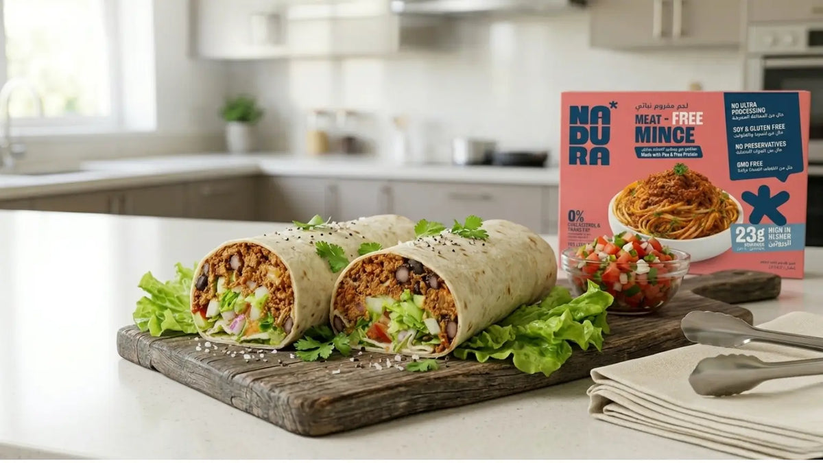 High-Protein Vegan Burrito Recipe with Plant-Based Mince