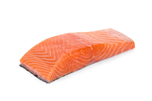 Frozen Salmon Fillets (Skin on 500g-550g)