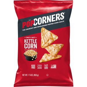 Popcorners Sweet & Salty Kettle Corn Snack, Never Fried, Non GMO - Export