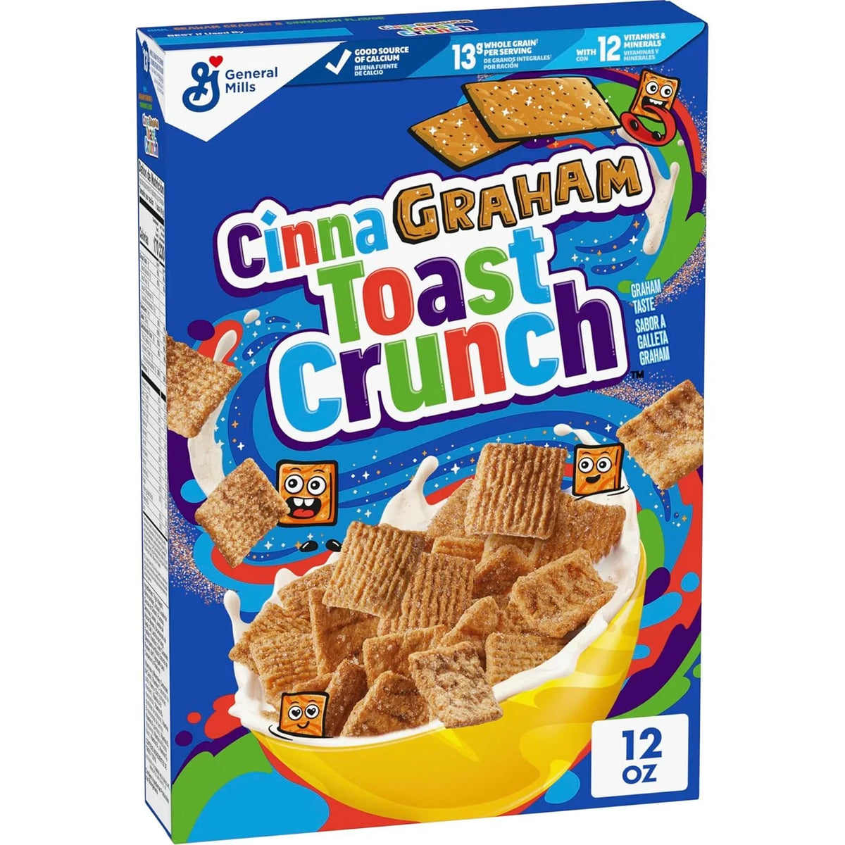 General Mills Cinna Graham Toast Crunch 12 Oz