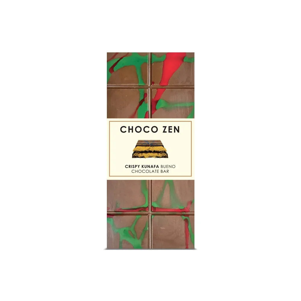 Choco Zen Crispy Kunafa Buenissimo Dubai Chocolate Bar Milk 190g