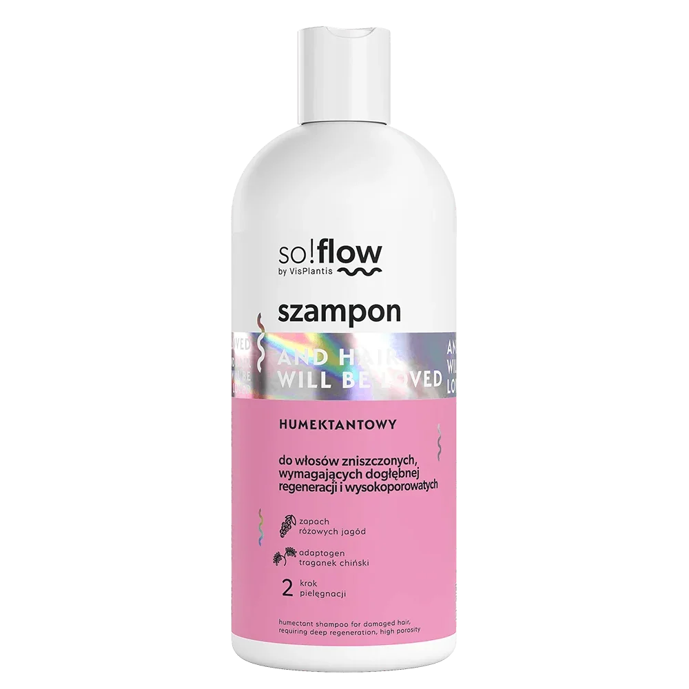 Humectant Shampoo For Damaged Hair Requiring Deep Regeneration High Porosity