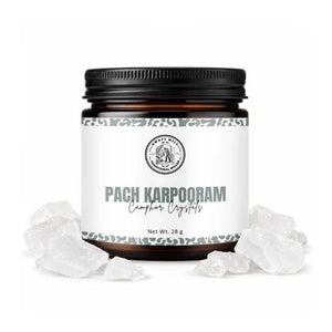 AWAFI MILL Camphor Crystals 28g | Indian Pacha Karpooram