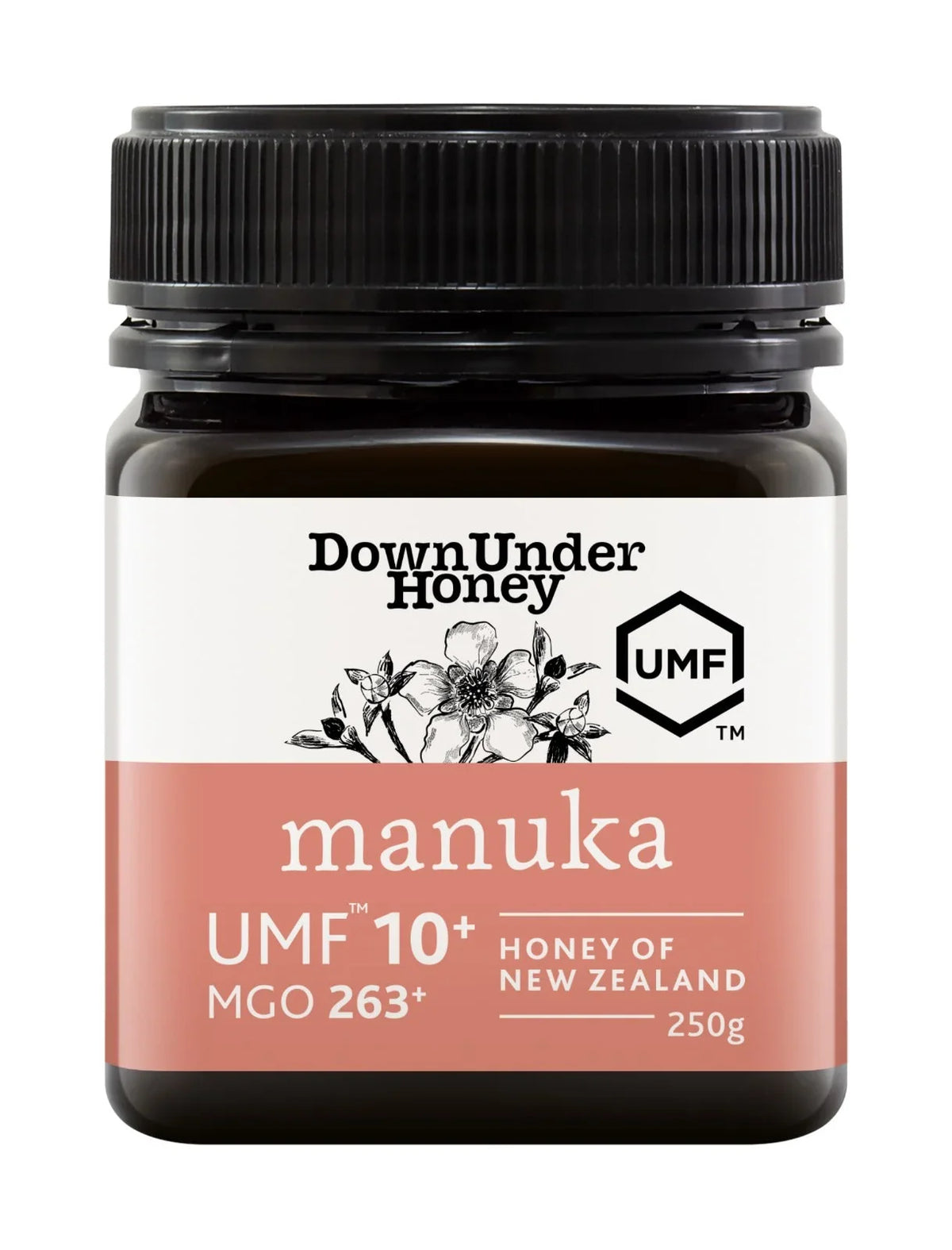 Down Under Manuka UMF™ 10+MGO 263+ Honey of New Zealand