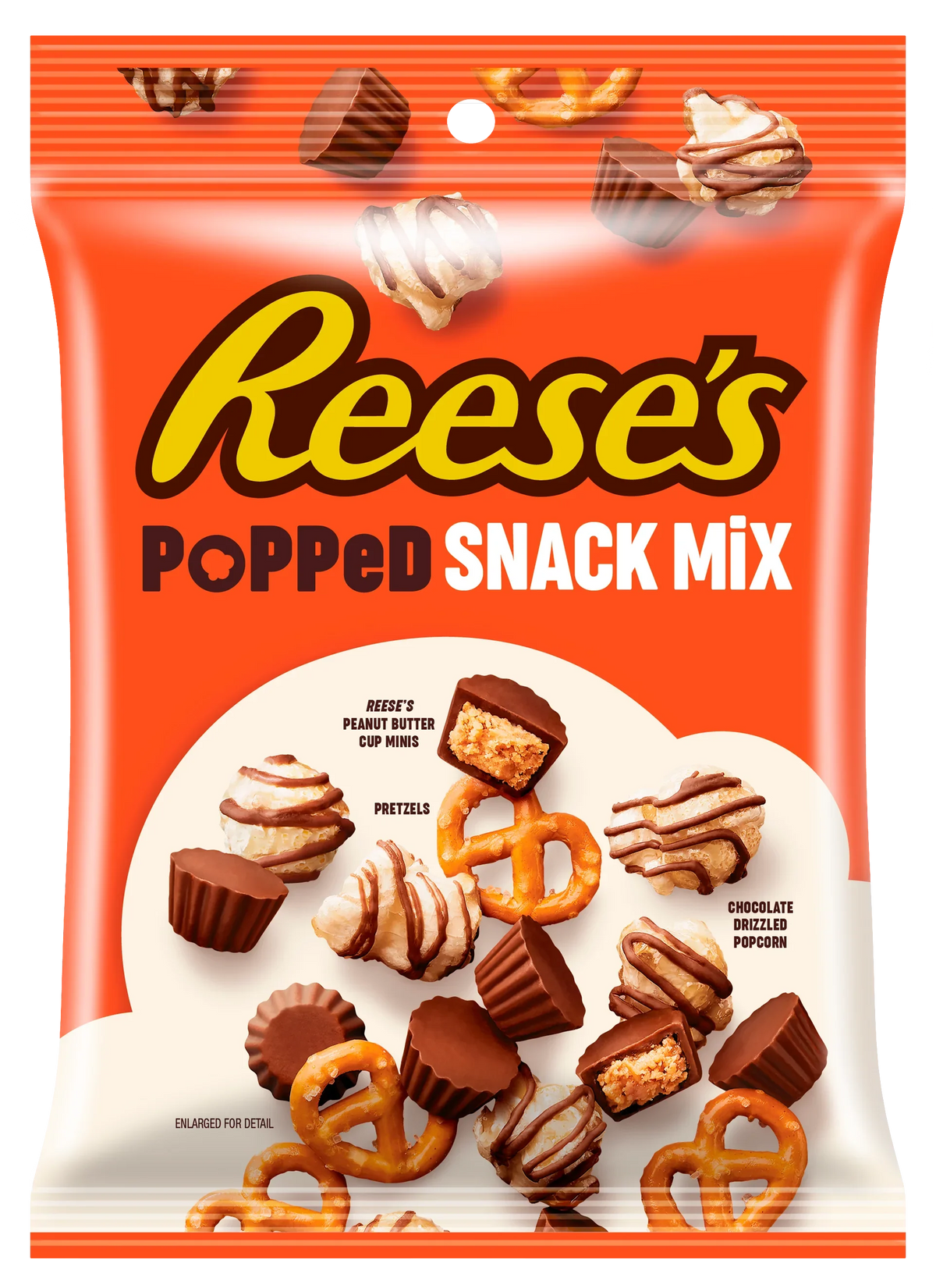 Reese's Popped Milk Chocolate Peanut Butter Snack Mix 113gm