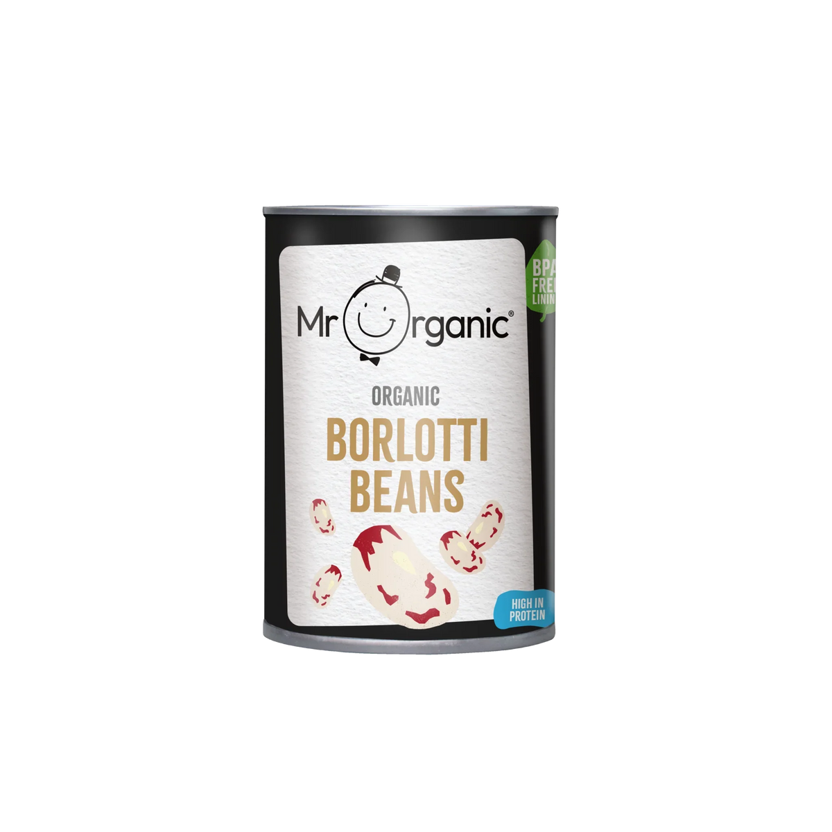 Mr Organic Borlotti Beans 400g