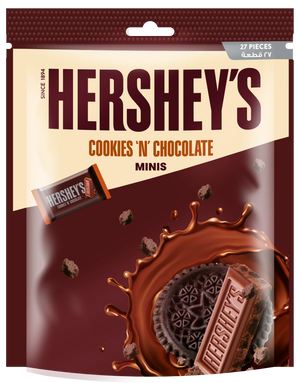 Hershey's Cookies 'N' Chocolates Minis Pouch 140gm