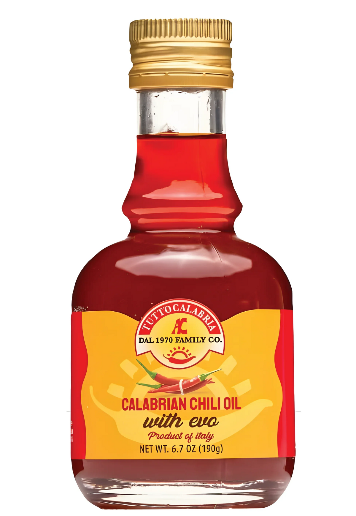 Tuttocalabria Calabrian Chili Oil Extra Virgin Olive Oil 190g