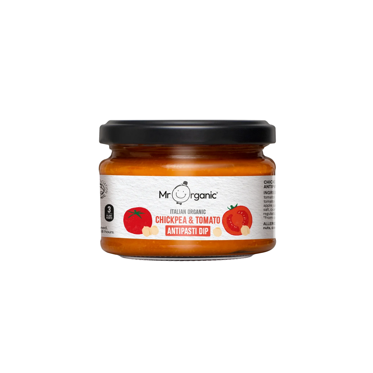 Mr Organic Chickpea & Tomato Antipasti Dip 230g