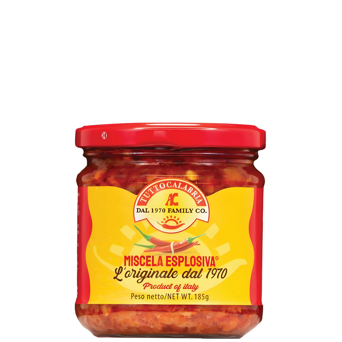 Tuttocalabria Miscela Esplosiva Hot Spread Sauce 185g