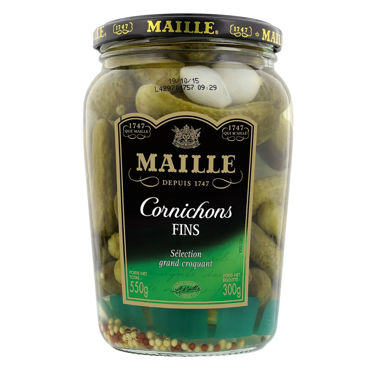 Maille Cornichons Crunchy Fins - Pickles 300ml