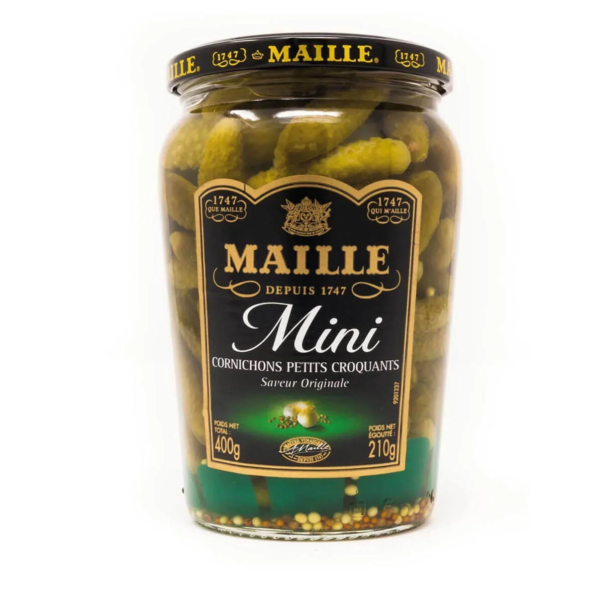 Maille Mini Crunchy Gherkins - Pickles 210ml