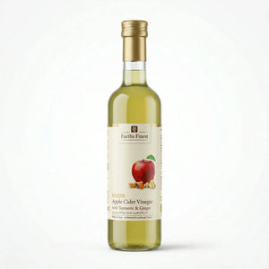 Earth's Finest Organic Apple Cider Vinegar with Ginger & Turmeric 500ml