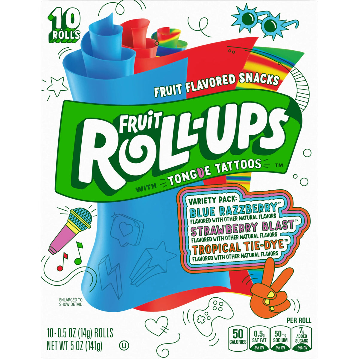 Fruit Rollup Variety Pack 141g