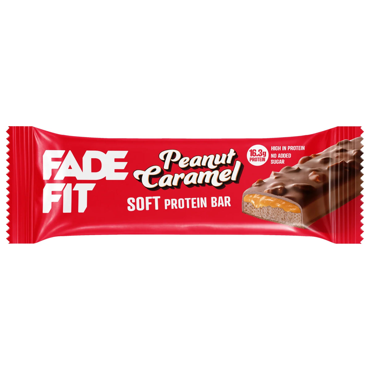 Fade Fit - Peanut Caramel Soft Protein Bar 55g