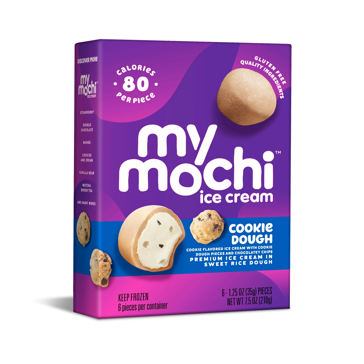 My/Mochi Ice Cream Cookie Dough. 6pc, 210g (Frozen)