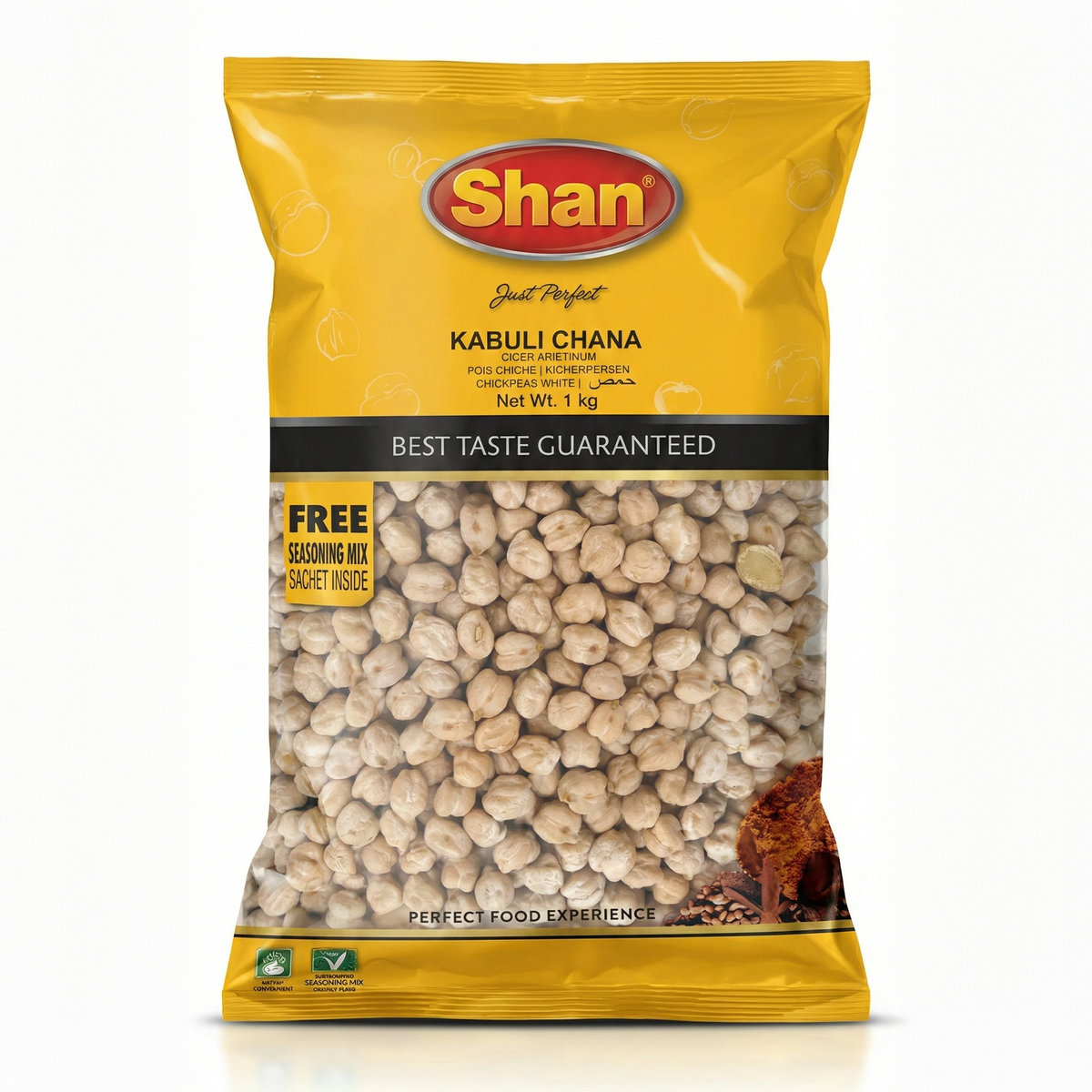 Shan Chickpeas White 1 kg(Twin Pack)