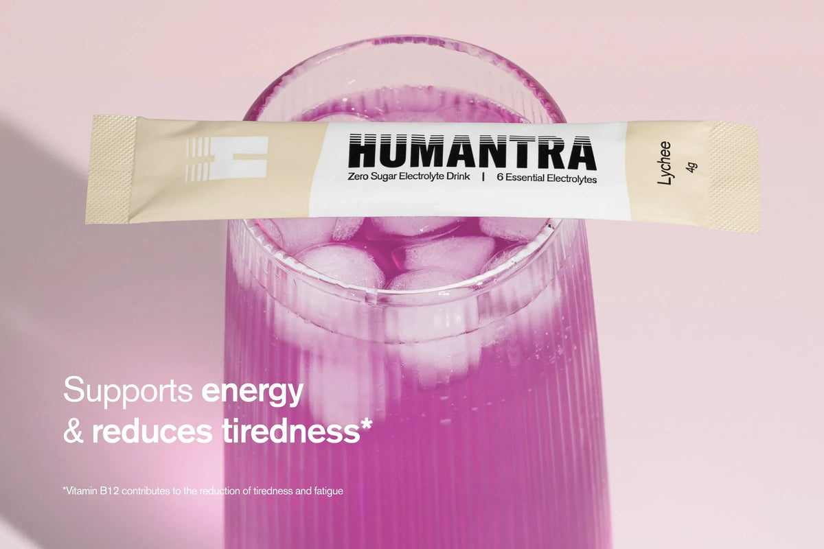 Humantra Lychee Electrolyte Hydration Pack – Zero Sugar, 20 Servings, 80g