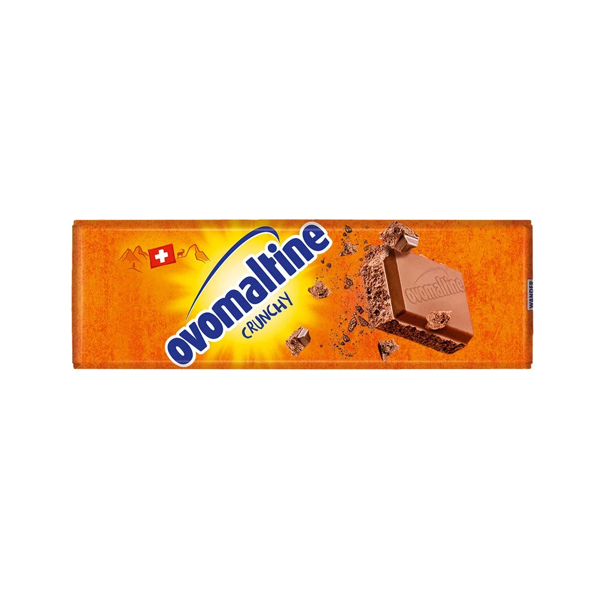 Ovomaltine Mini Crunchy Swiss Milk Chocolate Bar contains Cocoa solids 32%, 42gm- Near Expiry