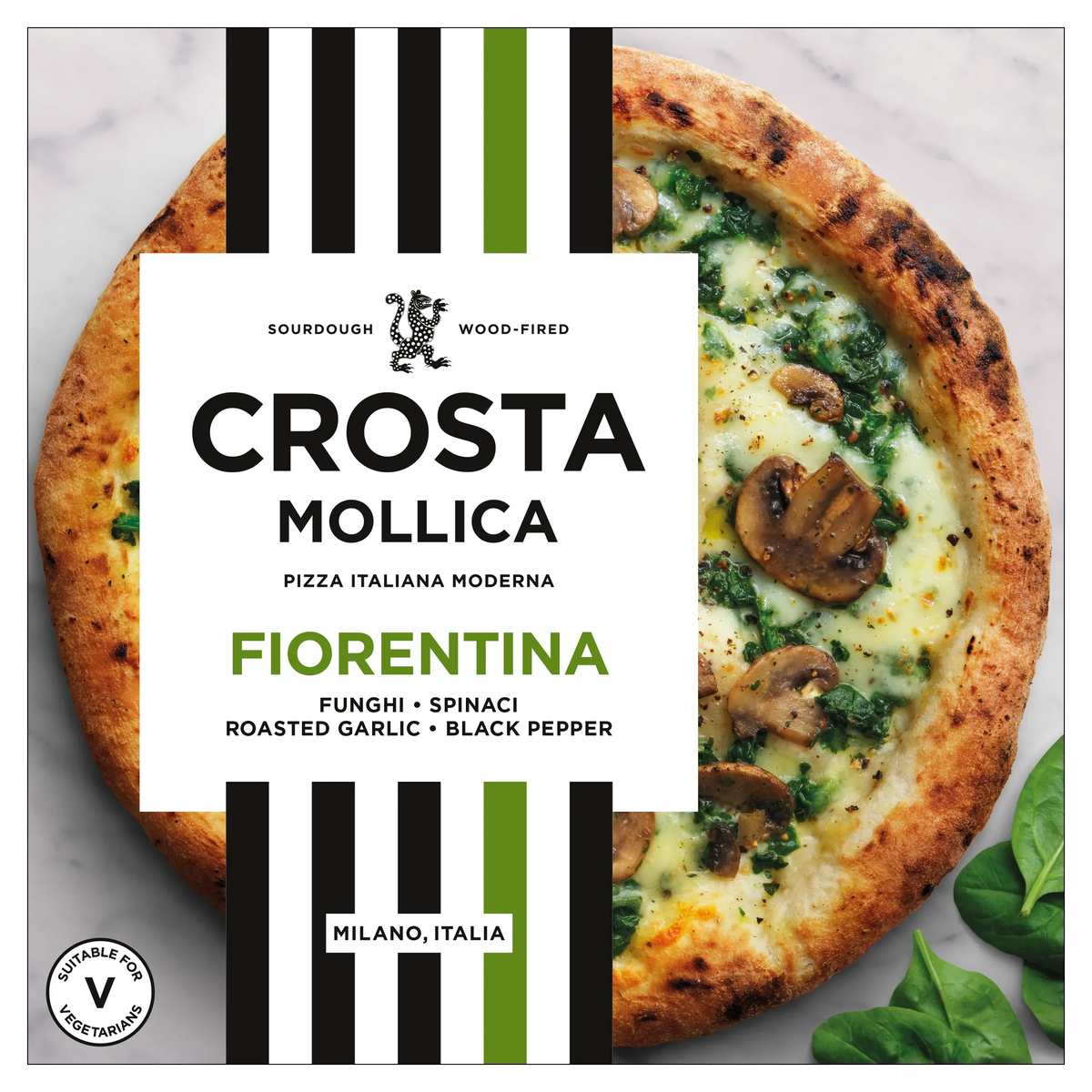 Crosta Mollica Frozen Fiorentina Sourdough Pizza 453gm