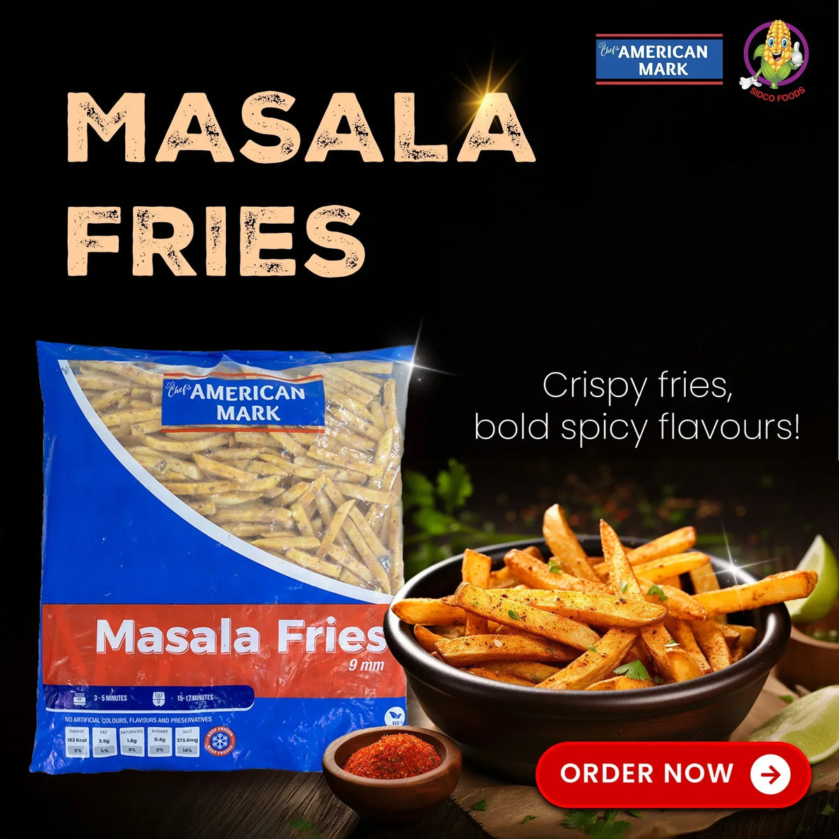 Masala fries Cajun Fries - View 2 | Welaza