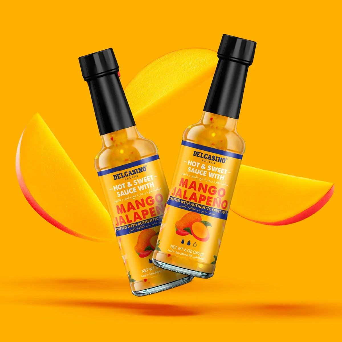 Delcasino Mango Hot and Sweet Sauce 165g
