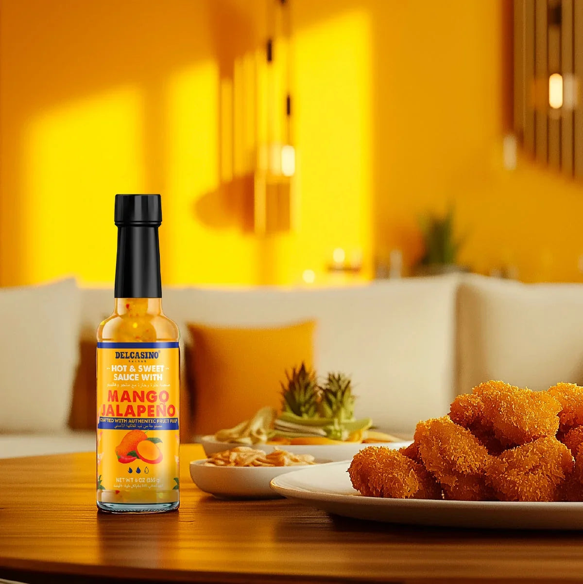 Delcasino Mango Hot and Sweet Sauce 165g