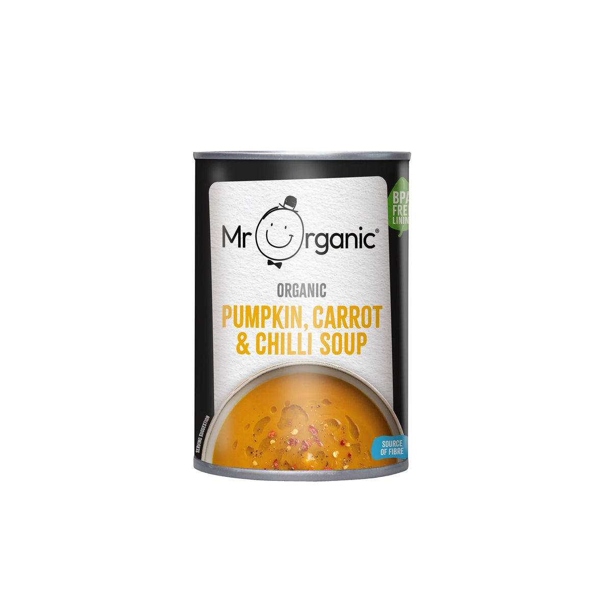 Mr Organic Pumpkin, Carrot & Chilli Soup 400g