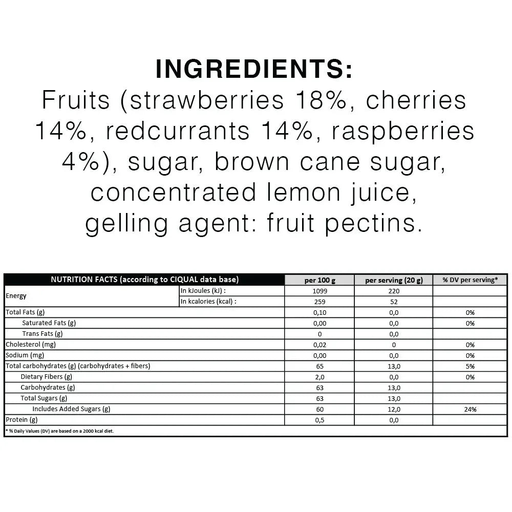 Bonne Maman Four Fruits Preserve - 750g
