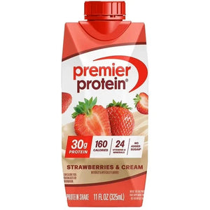 Premier Protein 30g High Protein Shake, Strawberries & Cream - 325ml