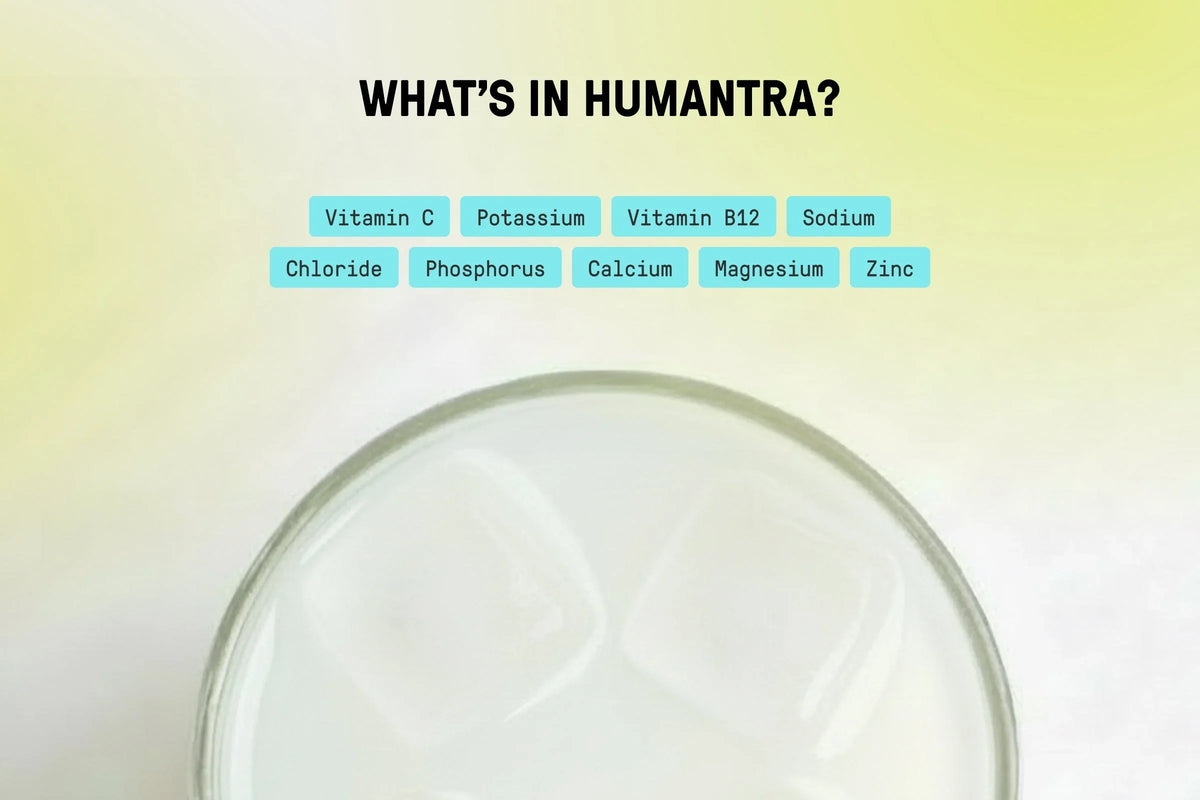 Humantra Himalayan Lime Electrolyte Hydration Pack – Zero Sugar, 20 Servings, 74g